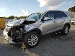 Salvage cars for sale at Fresno, CA auction: 2015 KIA Sorento LX