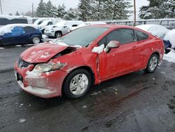 Vehiculos salvage en venta de Copart Cleveland: 2013 Honda Civic LX