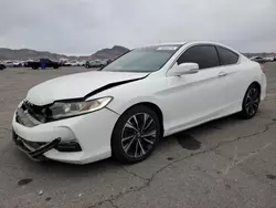 Salvage cars for sale at North Las Vegas, NV auction: 2017 Honda Accord EXL