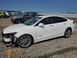 Salvage cars for sale from Copart Houston, TX: 2017 Ford Fusion SE Hybrid