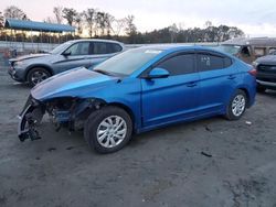 Salvage cars for sale at Spartanburg, SC auction: 2017 Hyundai Elantra SE