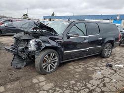 Vehiculos salvage en venta de Copart Woodhaven, MI: 2010 Cadillac Escalade ESV Platinum