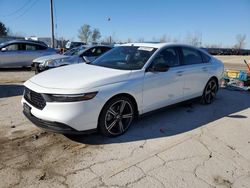 Salvage cars for sale at Pekin, IL auction: 2023 Honda Accord Hybrid Sport