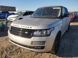 Land Rover salvage cars for sale: 2016 Land Rover Range Rover HSE