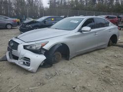 Salvage cars for sale at Waldorf, MD auction: 2016 Infiniti Q50 Premium