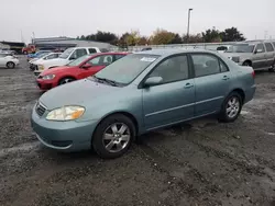 Salvage cars for sale from Copart Sacramento, CA: 2005 Toyota Corolla CE