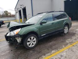 Salvage cars for sale at Rogersville, MO auction: 2012 Subaru Outback 2.5I Limited