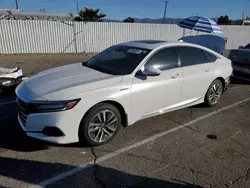 Salvage cars for sale at Van Nuys, CA auction: 2021 Honda Accord Hybrid EX