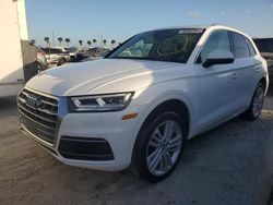 Salvage cars for sale at Riverview, FL auction: 2018 Audi Q5 Premium Plus