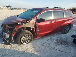 Toyota Sienna xle Vehiculos salvage en venta: 2022 Toyota Sienna XLE