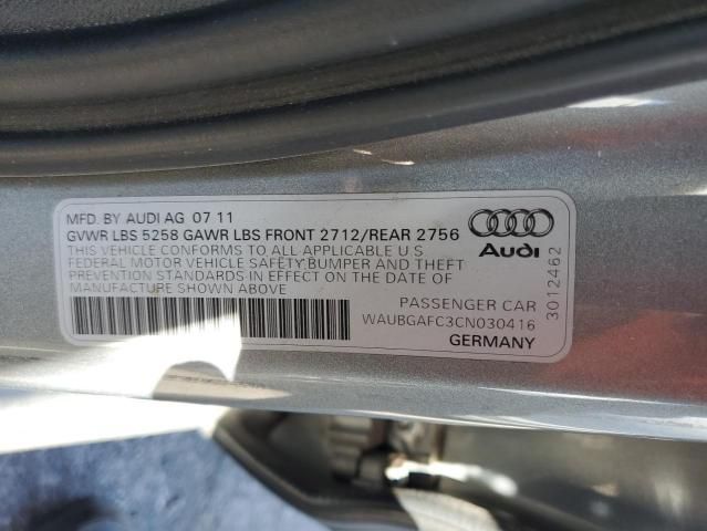 2012 Audi A6