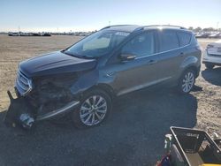 Ford Escape salvage cars for sale: 2017 Ford Escape Titanium