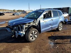 Salvage cars for sale at Colorado Springs, CO auction: 2017 Subaru Forester 2.5I Premium