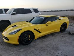 Chevrolet Corvette salvage cars for sale: 2019 Chevrolet Corvette Stingray 1LT