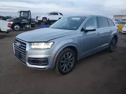 Salvage cars for sale at Brighton, CO auction: 2017 Audi Q7 Prestige