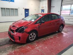 Salvage cars for sale at Angola, NY auction: 2013 Toyota Prius