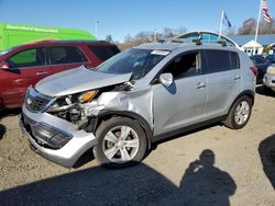 Salvage cars for sale at East Granby, CT auction: 2013 KIA Sportage Base