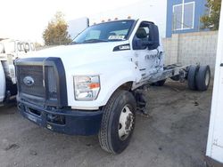 Salvage trucks for sale at Colton, CA auction: 2021 Ford F650 Super Duty