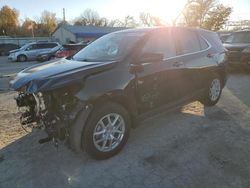 Salvage cars for sale at Wichita, KS auction: 2022 Chevrolet Equinox LT