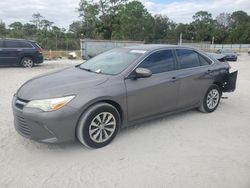 Salvage cars for sale from Copart Fort Pierce, FL: 2017 Toyota Camry LE