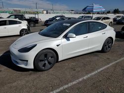 Salvage cars for sale at Van Nuys, CA auction: 2023 Tesla Model 3