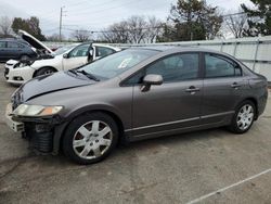 Vehiculos salvage en venta de Copart Moraine, OH: 2009 Honda Civic LX