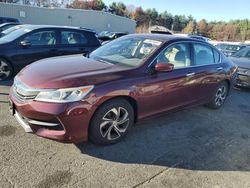 Salvage Cars with No Bids Yet For Sale at auction: 2016 Honda Accord LX