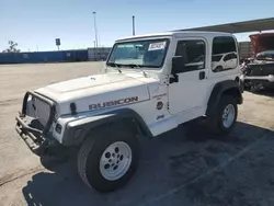 Salvage cars for sale at Anthony, TX auction: 1998 Jeep Wrangler / TJ Sahara