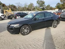 Salvage cars for sale at Hampton, VA auction: 2016 Acura TLX Tech