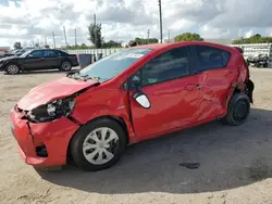 Salvage cars for sale at Miami, FL auction: 2013 Toyota Prius C