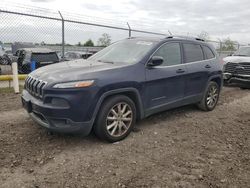 Jeep salvage cars for sale: 2016 Jeep Cherokee Limited