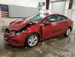 Chevrolet salvage cars for sale: 2017 Chevrolet Cruze LT