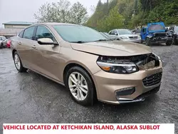 Chevrolet salvage cars for sale: 2018 Chevrolet Malibu LT