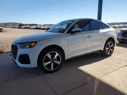 Salvage cars for sale at Phoenix, AZ auction: 2022 Audi Q5 Sportback PRM PLS 45