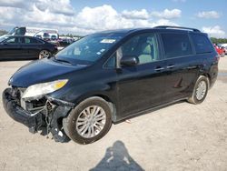 Salvage cars for sale at Houston, TX auction: 2016 Toyota Sienna XLE