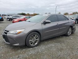 Salvage cars for sale at Sacramento, CA auction: 2017 Toyota Camry LE