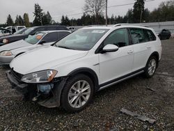 2017 Volkswagen Golf Alltrack S en venta en Graham, WA