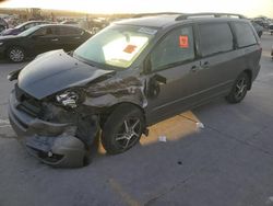 Salvage cars for sale from Copart Grand Prairie, TX: 2004 Toyota Sienna CE