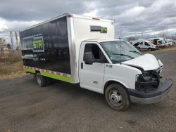 Salvage trucks for sale at Montreal Est, QC auction: 2013 GMC Savana Cutaway G4500