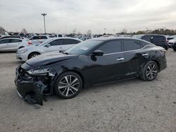 Salvage cars for sale from Copart Indianapolis, IN: 2019 Nissan Maxima S