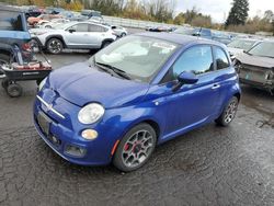 Salvage cars for sale from Copart Portland, OR: 2012 Fiat 500 Sport