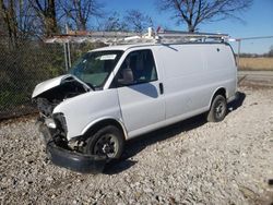 Salvage trucks for sale at Cicero, IN auction: 2013 GMC Savana G1500