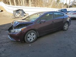 KIA Forte salvage cars for sale: 2017 KIA Forte LX