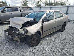 Salvage cars for sale at Riverview, FL auction: 2006 Toyota Corolla CE