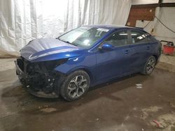 Salvage cars for sale at Ebensburg, PA auction: 2021 KIA Forte FE