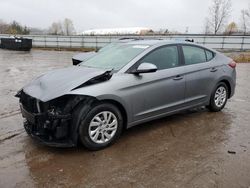 Carros salvage sin ofertas aún a la venta en subasta: 2017 Hyundai Elantra SE