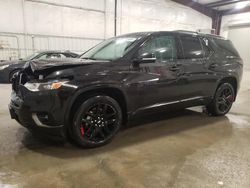 Salvage cars for sale at Avon, MN auction: 2020 Chevrolet Traverse Premier