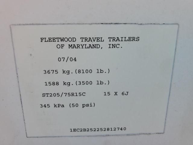 2005 Fleetwood Trailer