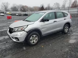 Salvage cars for sale at Grantville, PA auction: 2015 Honda CR-V LX