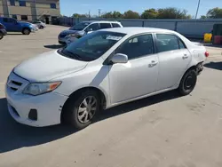 Toyota Corolla Vehiculos salvage en venta: 2011 Toyota Corolla Base